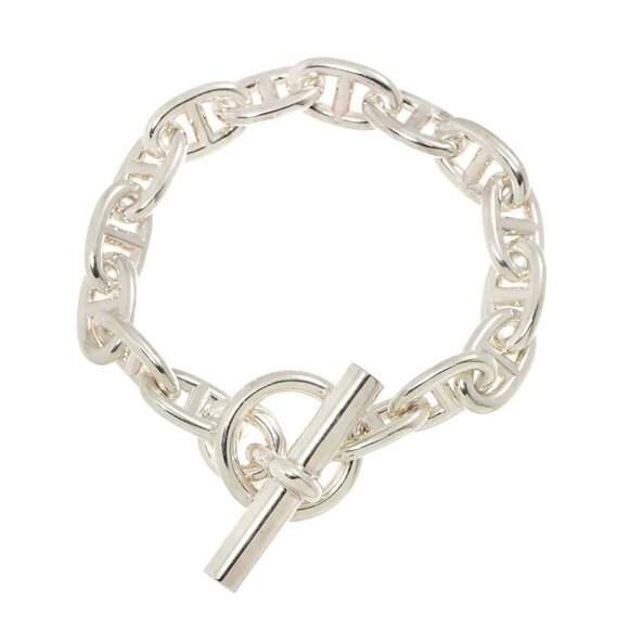 HERMES Chaine dancre MM Bracelet Silver 925 - Picture 1 of 8